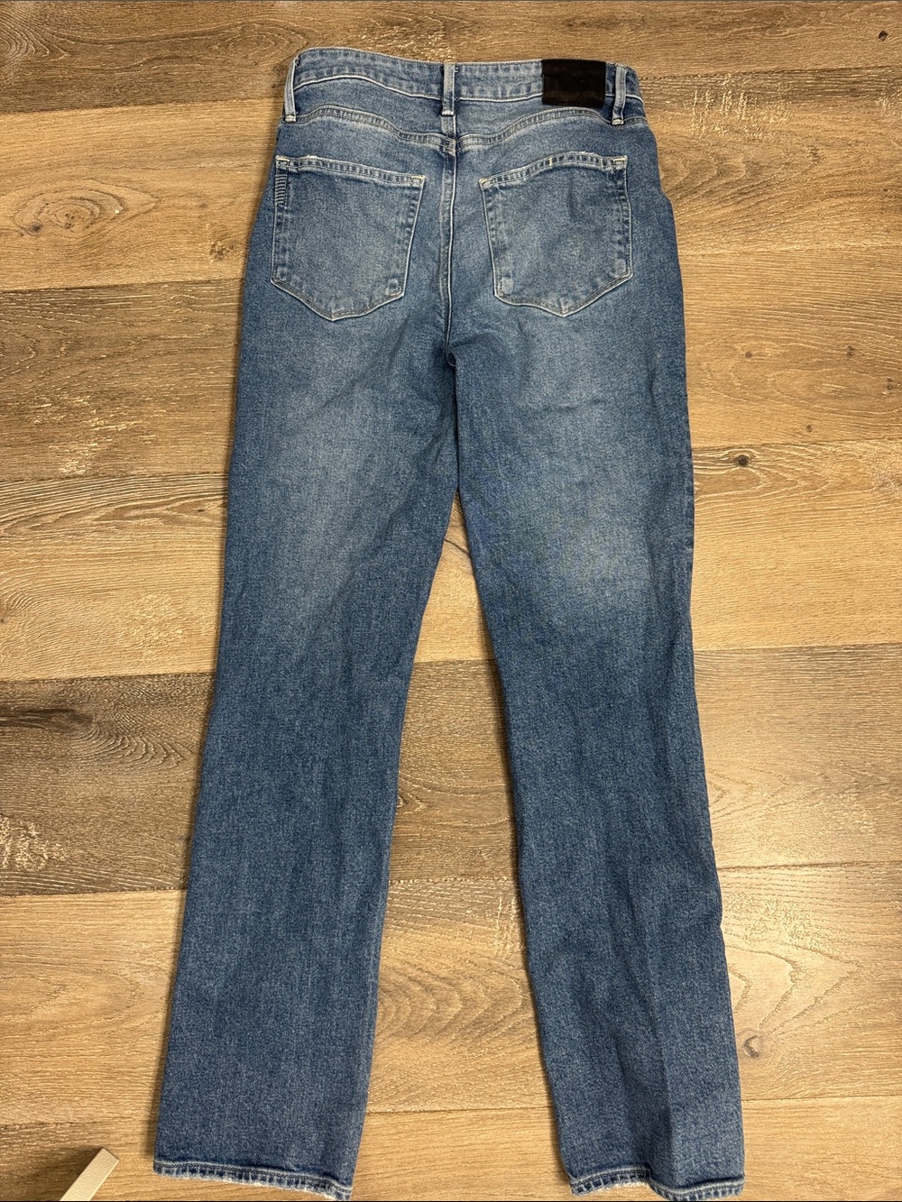 PAIGE Stella Women's Light Blue Straight-Leg Jeans - Picture 5 of 6